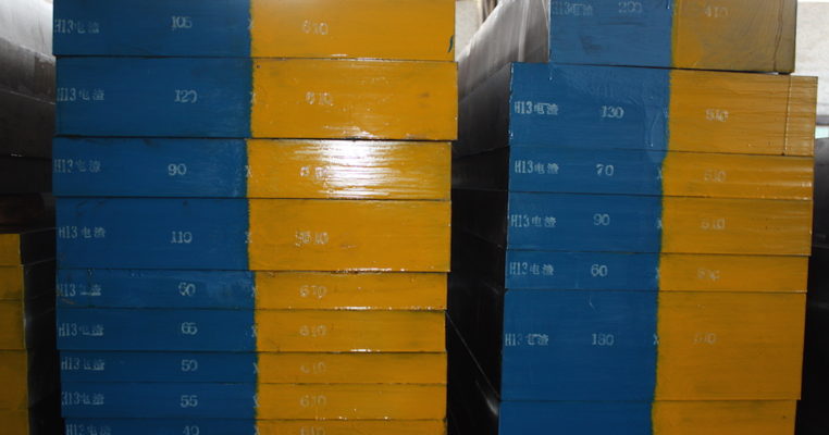 H13 Tool Steel in the Otai Steel Warehouse in Dongguan