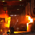 Hot forging die at a Chinese steel supplier