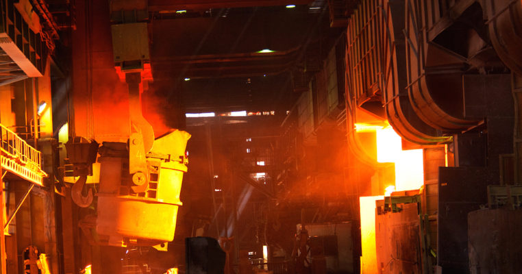 Hot forging die at a Chinese steel supplier