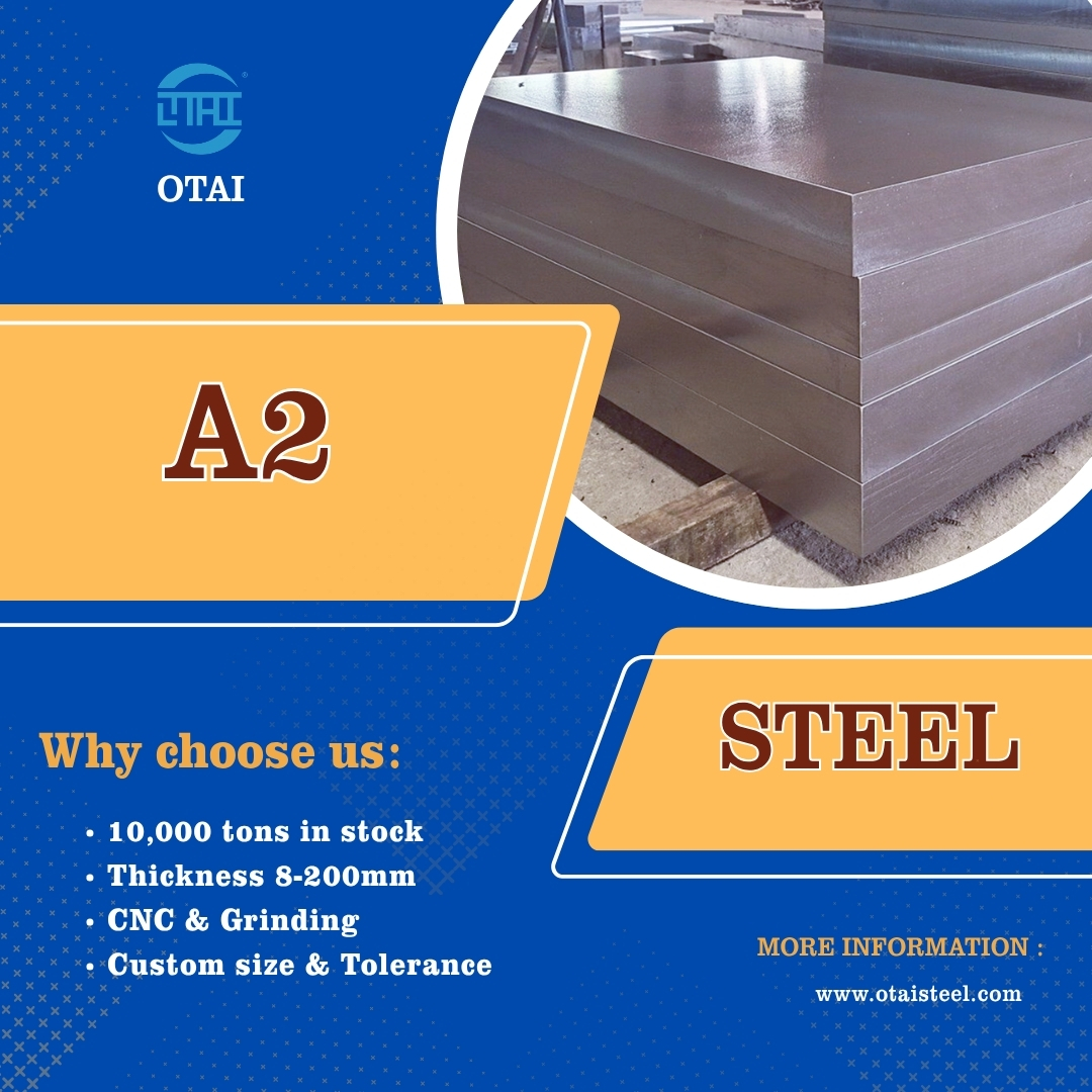 A2 Steel Plate: Properties, Hardness, Heat Treatment & Applications